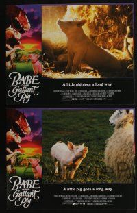 4k095 BABE 8 int'l LCs '95 James Cromwell, classic talking pig comedy, the gallant pig!
