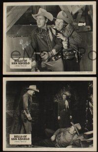 4k792 BELLS OF SAN ANGELO 3 LCs R52 Roy Rogers, Dale Evans, Andy Devine with guns and flashlights!