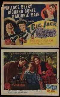 4k112 BIG JACK 8 LCs '49 Wallace Beery & Marjorie Main, Richard Conte, Edward Arnold!