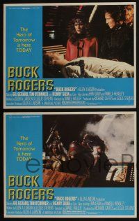 4k663 BUCK ROGERS 4 LCs '79 classic sci-fi comic strip, Gil Gerard, Pamela Hensley, great images!