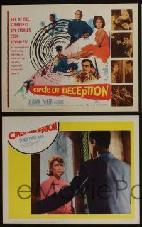 4k144 CIRCLE OF DECEPTION 8 LCs '60 sexy Suzy Parker, a spy should never fall in love!