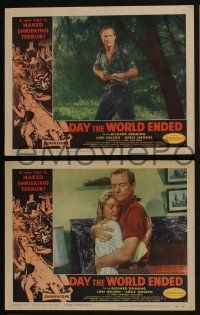 4k620 DAY THE WORLD ENDED 5 LCs '56 Roger Corman, Richard Denning, sexy Adele Jergens!