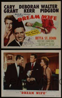 4k184 DREAM WIFE 8 LCs '53 Cary Grant, sexy Deborah Kerr, Betta St. John, Walter Pidgeon!