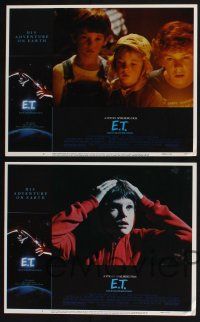 4k189 E.T. THE EXTRA TERRESTRIAL 8 LCs '82 Steven Spielberg classic, Henry Thomas, Drew Barrymore!
