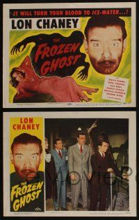 4k696 FROZEN GHOST 4 LCs R54 Universal horror, Lon Chaney Jr, it will turn your blood to ice-water!