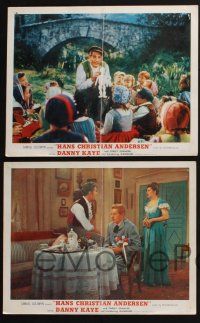 4k629 HANS CHRISTIAN ANDERSEN 5 LCs '53 Danny Kaye with kids and doll, wild musical images!