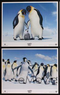 4k024 HAPPY FEET 10 LCs '06 George Miller CGI animated penguin adventure cartoon!