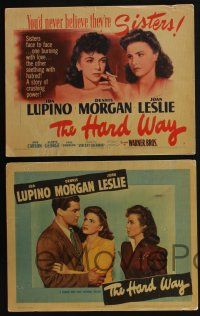 4k243 HARD WAY 8 LCs '42 great images of Ida Lupino, Joan Leslie, Jack Carson, Thurston Hall!