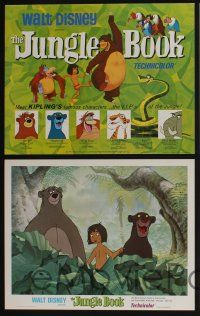 4k052 JUNGLE BOOK 9 LCs R78 Walt Disney cartoon classic, great images of Mowgli & friends!