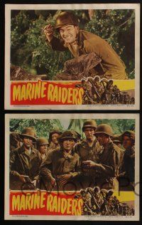 4k584 MARINE RAIDERS 6 LCs '44 soldiers Pat O'Brien & Robert Ryan in World War II!