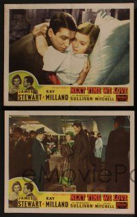 4k631 NEXT TIME WE LOVE 5 LCs R48 great images of Jimmy Stewart, Margaret Sullavan, Ray Milland!