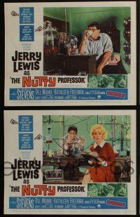 4k358 NUTTY PROFESSOR 8 LCs '63 wacky Jerry Lewis directs & stars w/pretty Stella Stevens!