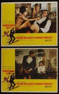 4k363 ON HER MAJESTY'S SECRET SERVICE 8 LCs '69 George Lazenby's only appearance as James Bond!