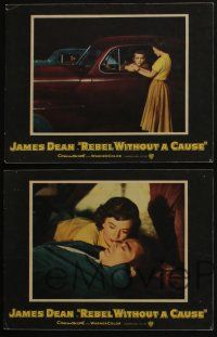 4k393 REBEL WITHOUT A CAUSE 8 LCs '55 James Dean & Natalie Wood, Nicholas Ray, great images!