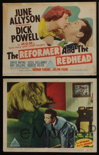 4k394 REFORMER & THE REDHEAD 8 LCs '50 June Allyson overpowers Dick Powell with 1000 laughs!