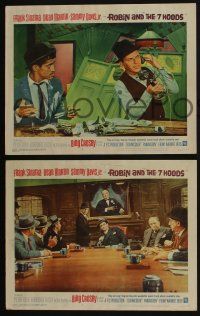 4k868 ROBIN & THE 7 HOODS 3 LCs '64 Frank Sinatra & Sammy Davis Jr, Rat Pack!