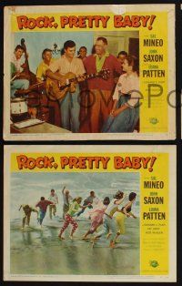 4k870 ROCK PRETTY BABY 3 LCs '57 John Saxon, it's the rock 'n roll sensation of our generation!