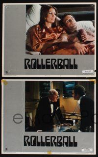 4k401 ROLLERBALL 8 LCs '75 James Caan & sexy Maud Adams in a future where war does not exist!