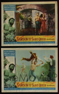 4k412 SAMSON & THE SLAVE QUEEN 8 LCs '64 Umberto Lenzi's Zorro contro Maciste, Sergio Ciani!