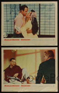 4k414 SAYONARA 8 LCs '57 great images of Marlon Brando, Miiko Taka, Patricia Owens & Red Buttons!