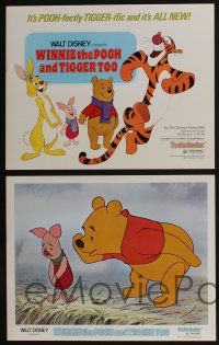 4k602 WINNIE THE POOH & TIGGER TOO 6 LCs '74 Disney, A.A. Milne, Rabbit, Piglet, Christopher Robin!