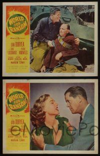 4k510 WORLD FOR RANSOM 8 LCs '54 Robert Aldrich, Dan Duryea holds the fate of the world!