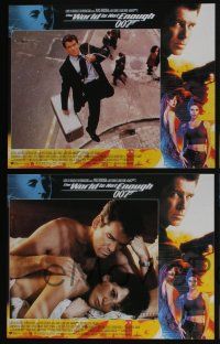 4k012 WORLD IS NOT ENOUGH 12 LCs '99 Pierce Brosnan as James Bond, Denise Richards, Marceau