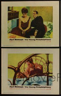 4k551 YOUNG PHILADELPHIANS 7 LCs '59 lawyer Paul Newman defends Robert Vaughn from murder charges!
