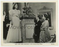 4m085 ANDY HARDY MEETS DEBUTANTE 8x10.25 still '40 Mickey Rooney looks up at pretty Judy Garland!