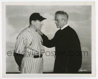4m118 BABE RUTH STORY 8.25x10 still '48 Charles Bickford comforts Sultan of Swat William Bendix!