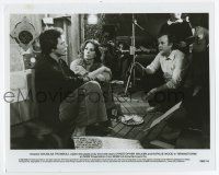 4m175 BRAINSTORM candid 8x10 still '83 director Doug Trumbull w/ Christopher Walken & Natalie Wood!