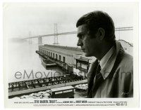 4m182 BULLITT 8x10.25 still '69 close up of Steve McQueen with Bay Bridge in background!