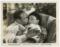 4m186 CABIN IN THE SKY 8x10.25 still '43 close up of Rochester holding Lena Horne in chair!
