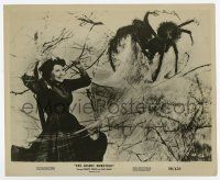 4m238 COSMIC MONSTERS 8.25x10 still '58 giant spider spinning web around terrified woman!