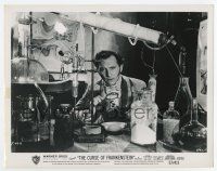 4m249 CURSE OF FRANKENSTEIN 8x10.25 still '57 Peter Cushing as the Baron in his lab!