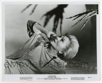 4m271 DEVIL'S OWN 8.25x10 still '67 great c/u of Joan Fontaine recoiling from monster hands!