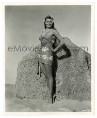 4m338 ESTHER WILLIAMS 8.25x10 still '48 the sexy swimming star in sarong in On An Island With You!