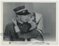 4m342 FAREWELL TO ARMS 8x10.25 still R49 great romantic close up of Helen Hayes & Gary Cooper!