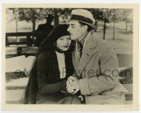 4m349 FLESH & THE DEVIL 8x10 still '26 John Gilbert with Greta Garbo, after he killed her husband!