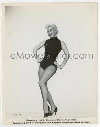 4m382 GLORIA DEHAVEN 8x10.25 still '58 full-length in sexy skin-tight outfit & fishnet stockings!