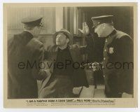 4m434 I AM A FUGITIVE FROM A CHAIN GANG 8x10.25 still '32 Paul Muni caught running from diner!