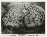 4m494 JOURNEY TO THE SEVENTH PLANET 8x10 still '61 wild c/u of wacky brain monster with giant eye!