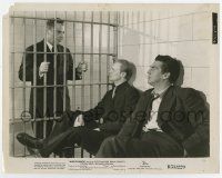 4m514 KISS OF DEATH 8x10.25 still R53 Brian Donlevy visits Victor Mature & Richard Widmark in jail