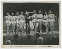 4m524 LADIES OF THE CHORUS 8x10.25 still R52 Marilyn Monroe & 8 sexy showgirls w/ dolls on stage!