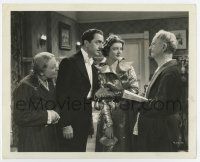 4m539 LIBELED LADY 8.25x10 still '36 man asks William Powell & Myrna Loy if they married before!