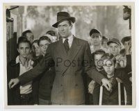 4m570 MAGIC TOWN 8.25x10 still '47 pollster James Stewart holds back angry kids by Longet!