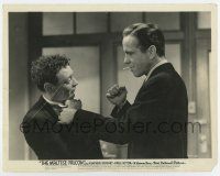 4m572 MALTESE FALCON 8x10.25 still '41 c/u of Humphrey Bogart as Sam Spade threatening Peter Lorre!
