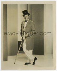 4m605 MAURICE CHEVALIER deluxe 8x10 still '58 celebrating his 69th birthday about to make Gigi!