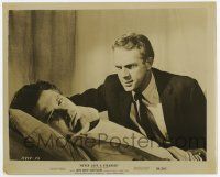 4m640 NEVER LOVE A STRANGER 8x10 still '58 Steve McQueen in one of his first roles with Barrymore!