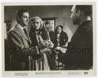 4m666 PAID IN FULL 8x10.25 still '50 Robert Cummings & Lizabeth Scott about to be married!